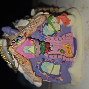 Vintage 1995 McDonaldland Storybook Ornaments Caroling With Grimace McDonalds